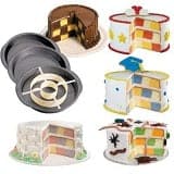 Checkerboard cake set, 4 dele