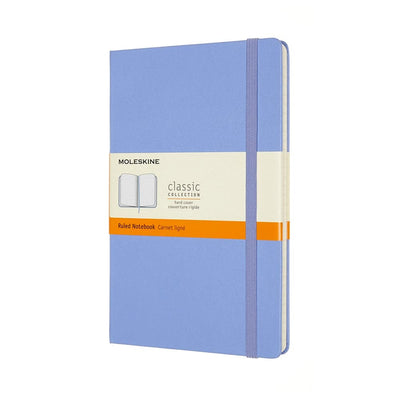 Se Notesbog Moleskine classic large hard r hyd.blue 13x21cm online her - Ean: 8056420850819