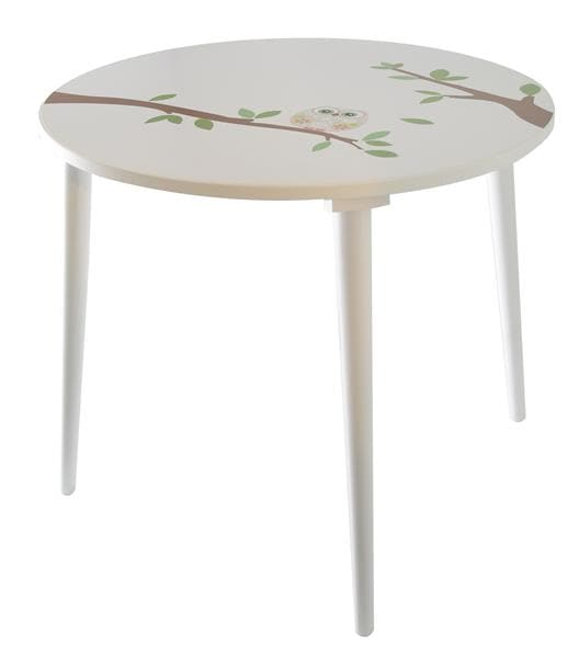 Se Magni - Bord, hvidt med ugle motiv Ø60 cm ✔ Kæmpe udvalg i  Magni ✔ Hurtig levering: 1 - 2 Hverdage samt billig fragt - Varenummer: BGH-47358052368714 og barcode / Ean: &