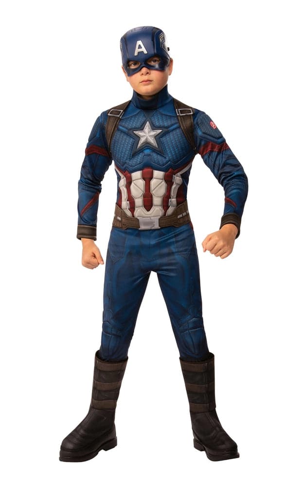 Se Marvel Captain America dragt str. 8-10 år online her - Ean: 0883028337798