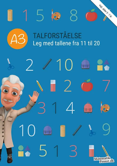 Se A3 - Talforståelse, Leg med tallene fra 11 til 20 (kolli 6) online her - Ean: 9788799766949