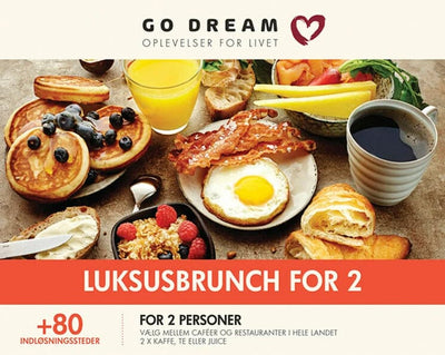 Se GO DREAM Luksusbrunch for 2 online her - Ean: 5711434018336