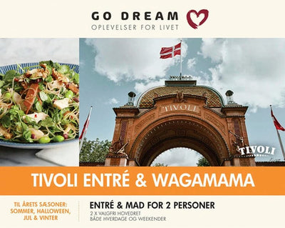 Se GO DREAM Tivoli entré og Wagamama online her - Ean: 5711434038297