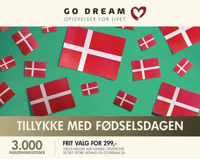 Se GO DREAM Tillykke med fødselsdagen 299,- online her - Ean: 5711434041341