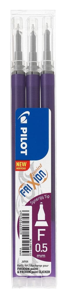 Se refill frixion point clicker violet 0,5mm pak m/3 stk online her - Ean: 4902505402029