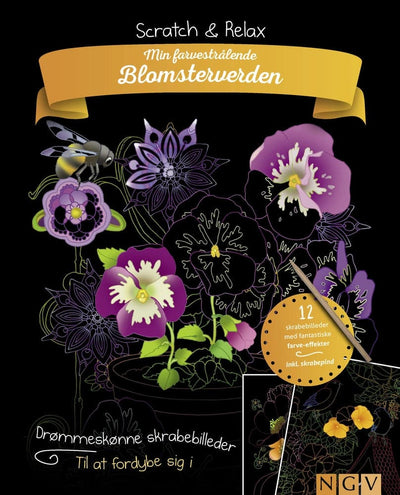 Se Scratch & relax min farvestrålende blomsterverden online her - Ean: 9783625188865