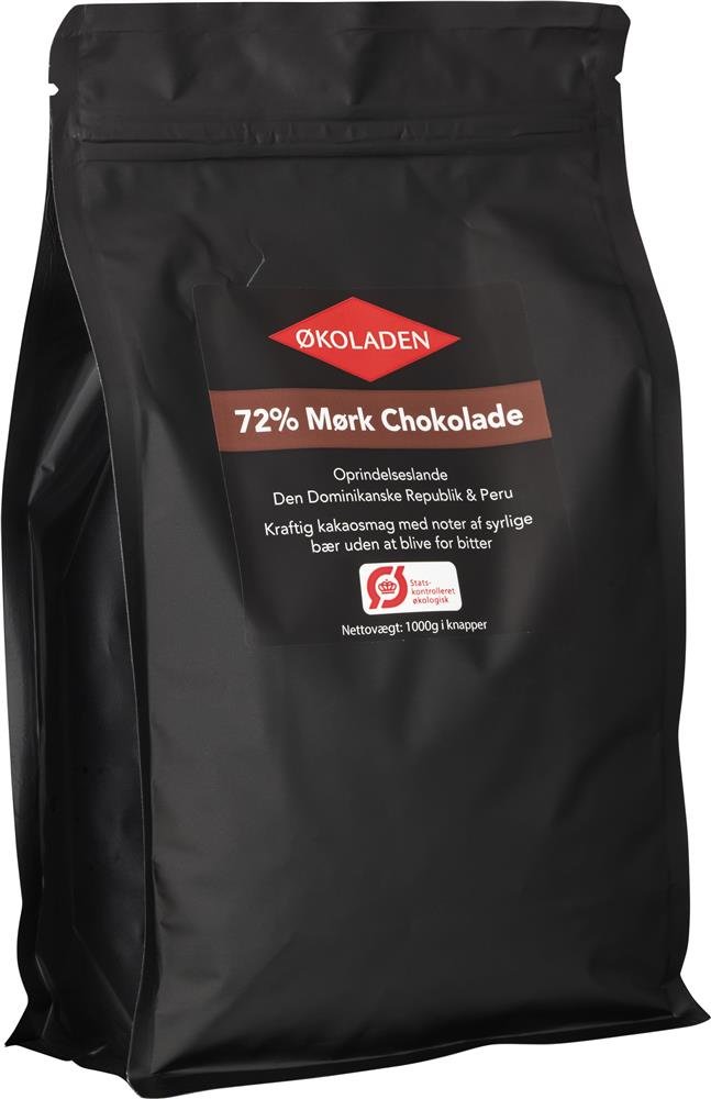 Se Mørk Chokolade Overtræk 72% Øko Ps (1 Kg) ❤ Stort online udvalg i Økoladen ❤ Hurtig levering: 1 - 2 Hverdage samt billig fragt - Varenummer: BAR-725225 og barcode / Ean: &