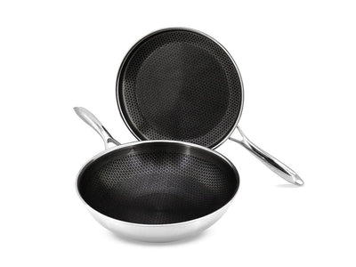 ONYX COOKWARE FRYING PAN SETS Hybrid non stick woksæt 2 dele ❤ Se vores kæmpe udvalg i Pandesæt