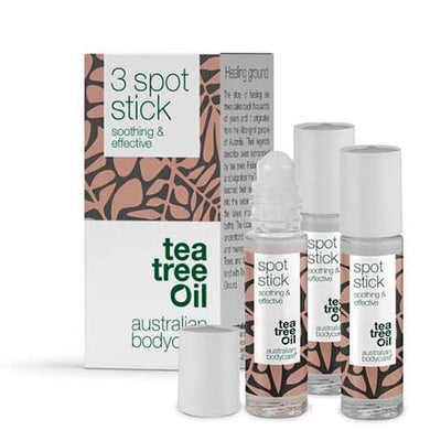 Stort online udvalg i Australian Bodycare 3 Pack Spot Stick 3x9 ml ❤ Australian ❤ Hurtig levering: 1 - 2 Hverdage og gratis fragt v/køb over 295 kr. GLS til pakkeshop ❤ Varenummer: HG-50528 og barcode / Ean: 5709455009372 på lager - Kæmpe udvalg i Personlig pleje - Over 324 kendte brands på udsalg