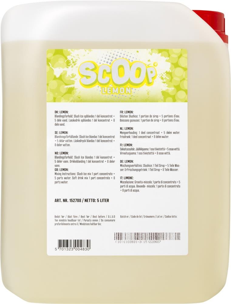 Se Scoop Slushice Lemon, 5l ❤ Kæmpe udvalg i SCOOP ❤ Hurtig levering: 1 - 2 Hverdage samt billig fragt - Varenummer: BAR-638206 og barcode / Ean: &