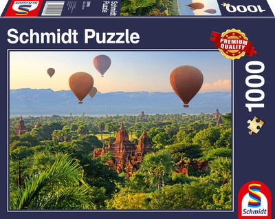 Se Schmidt Puslespil Hot air balloons 1000 brikker online her - Ean: 4001504589561