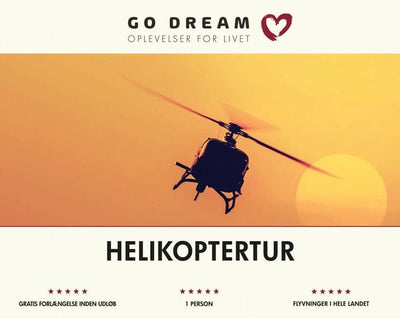 Se GO DREAM helikoptertur online her - Ean: 5711434017322