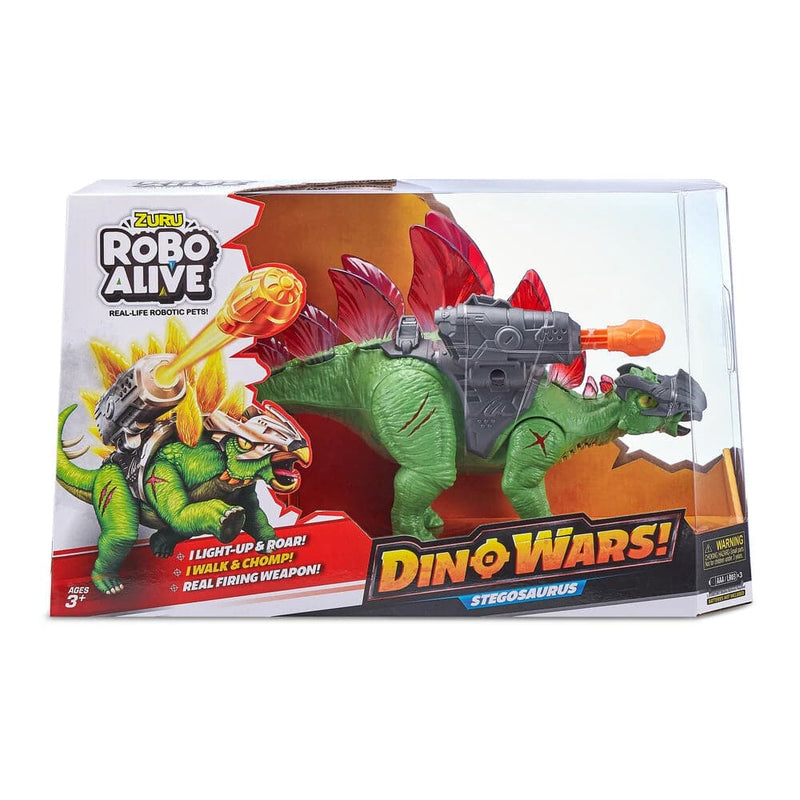 Se Robo Alive Dino Wars stegosaurus online her - Ean: 5713396201962