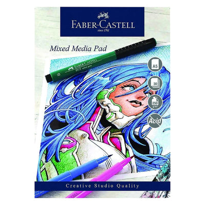 Se Faber-Castell Akvarel blok mixed A5 250g syrefri 30ark online her - Ean: 5022510835113