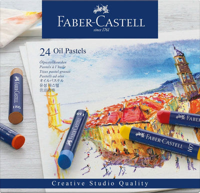 Se Faber-Castell Oliekridt pastels 24 stk online her - Ean: 4005401270249
