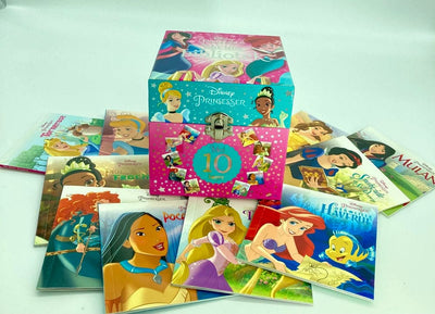 Se Disney Prinsesser - Mit lille bibliotek - Gaveæske med 10 bøger online her - Ean: 9788771862089