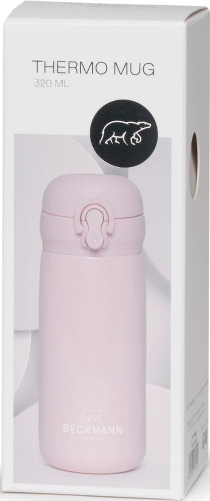 Se Termokrus Beckmann pink 320 ml m/låsemekanisme online her - Ean: 7049982170120