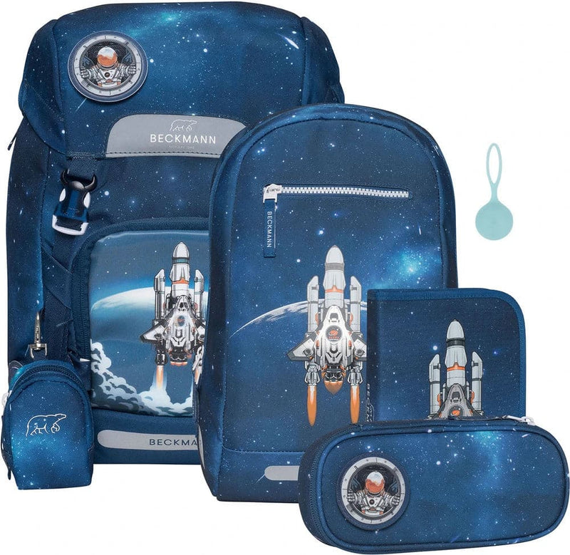 Se Skoletaske sæt Beckmann classic space mission 22 liter online her - Ean: 7049981041353