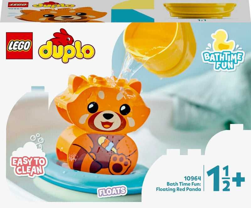 Se 10964 LEGO DUPLO My First Sjov i badet: Flydende rød panda online her - Ean: 5702017153582