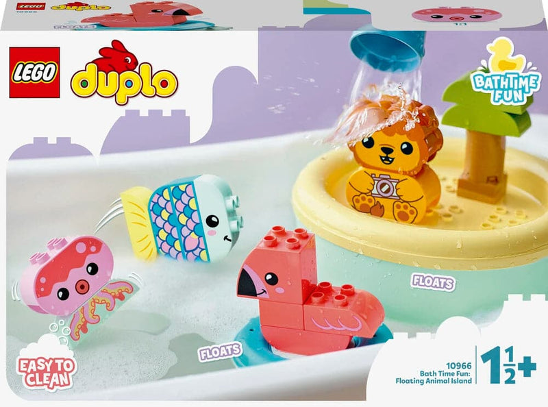 Se 10966 LEGO DUPLO My First Sjov i badet: Flydende dyreø online her - Ean: 5702017153605