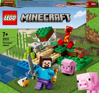 Se 21177 LEGO Minecraft Creeper-bagholdet online her - Ean: 5702017156538