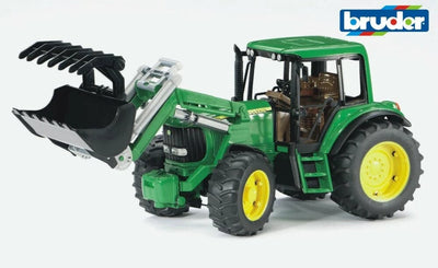 Se Bruder John Deere 6920 med frontlæsser online her - Ean: 4001702020521