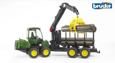 Se Bruder John Deere 1210E 4-akslet skovvogn online her - Ean: 4001702021337