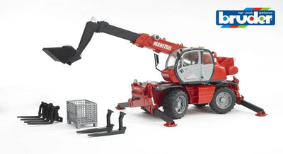 Se Bruder Manitou teleskop gaffeltruck MRT 2150 med tilbehør online her - Ean: 4001702021290