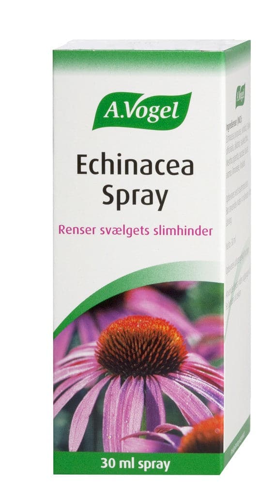 Stort online udvalg i A. Vogel Echinacea Spray 30 ml. ❤ A .Vogel ❤ Hurtig levering: 1 - 2 Hverdage og gratis fragt v/køb over 295 kr. GLS til pakkeshop ❤ Varenummer: HG-6212 og barcode / Ean: 7610313427468 på lager - Kæmpe udvalg i Sundhed - Over 315 kendte brands på udsalg