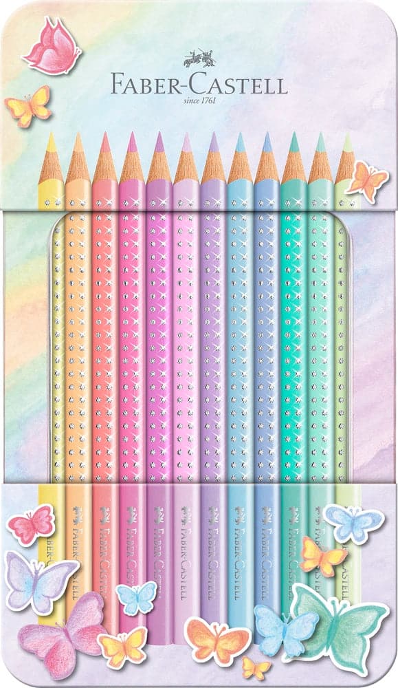 Se Faber-Castell Farveblyant sparkle 12 online her - Ean: 4005402019106