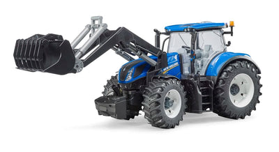 Se Bruder New Holland T7.315 traktor med frontlæsser online her - Ean: 4001702031213