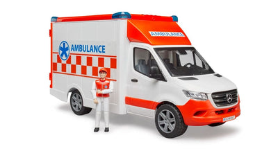 Se Bruder MB Sprinter Ambulance med ambulancefører online her - Ean: 4001702026769