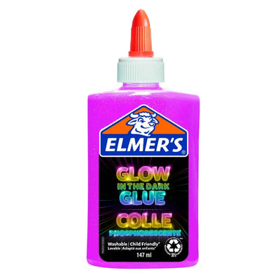 Se Elmer's Glow-in-the-dark lim lyserød 147 ml online her - Ean: 3026981620799