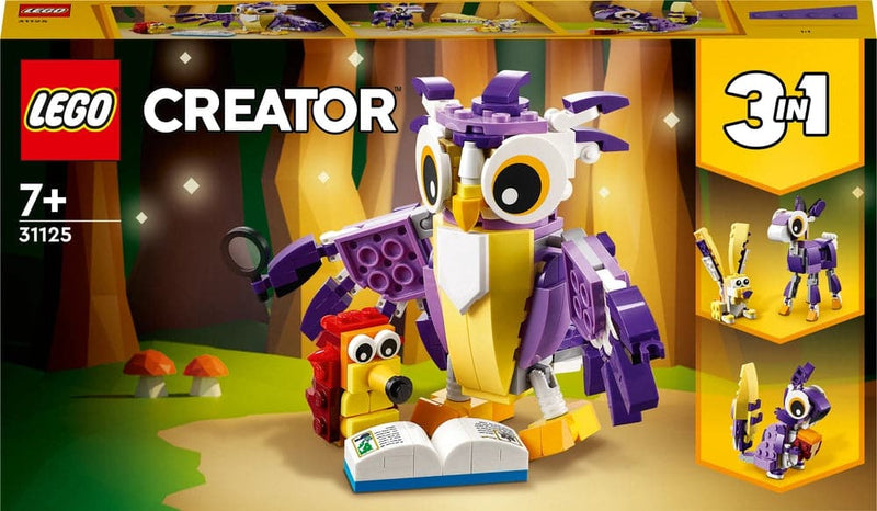 Se 31125 LEGO Creator Fantasi-Skovvæsner online her - Ean: 5702017117454