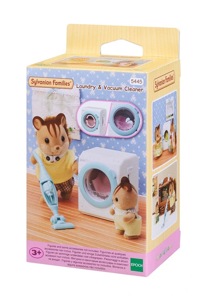 Se Sylvanian Families Vaskemaskine og støvsuger online her - Ean: 5054131054451