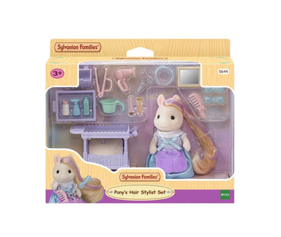 Se Sylvanian Families Pony's Frisør Stylinglegesæt med figur online her - Ean: 5054131056448