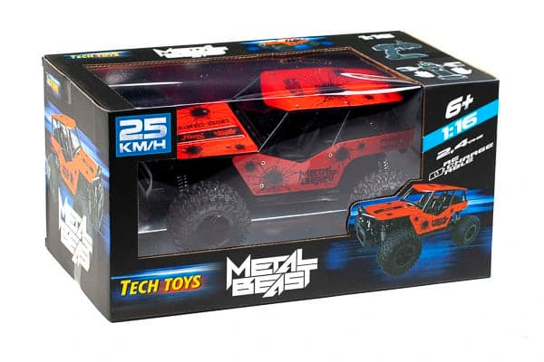 Se TECHTOYS RC Metal Beast rød online her - Ean: 5700135344370