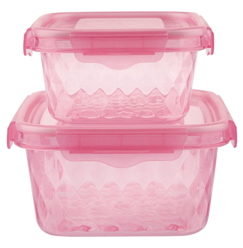 Se Miss Ãtoile - Plastik beholder, sæt med 2 stk. i pink ❤ Stort online udvalg i Miss Etoile ❤ Hurtig levering: 1 - 2 Hverdage samt billig fragt ❤ Varenummer: BGH-44156641378556 og barcode / Ean: &