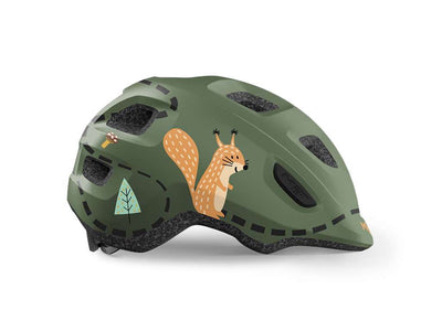 Se Met Hooray - Børnecykelhjelm - Grøn/Egern - Str. 46-52 cm ❤ Kæmpe udvalg i MET ❤ Hurtig levering: 1 - 2 Hverdage samt billig fragt - Varenummer: CKP-8015190280554 og barcode / Ean: '8015190280554 på lager - Udsalg på Cykelhjelme Spar op til 52% - Over 785 kendte brands på udsalg