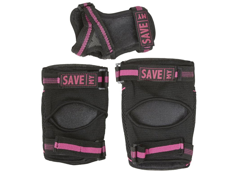 Se Save My Bones - Beskyttelsessæt - Str. M - Sort/Pink ❤ Kæmpe udvalg i Save My ❤ Hurtig levering: 1 - 2 Hverdage samt billig fragt - Varenummer: CKP-5711697009188 og barcode / Ean: &