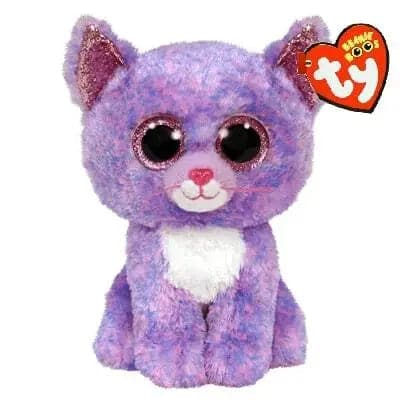 Se Ty Beanie Boos Cassidy lilla kat 15,5 cm online her - Ean: 0008421362486