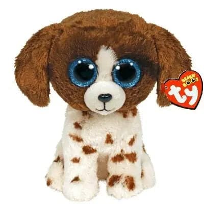 Se Ty Beanie Boos Muddles brun/hvid hund 15,5 cm online her - Ean: 0008421362493