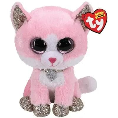 Se Ty Beanie Boos Fiona lyserød kat 23 cm online her - Ean: 0008421364893
