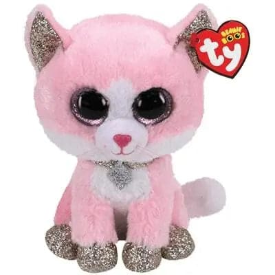 Se Ty Beanie Boos Fiona lyserød kat 23 cm online her - Ean: 0008421364893