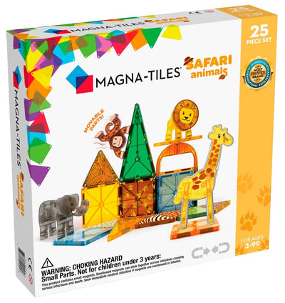 Se Magna-Tiles Safari Animals 25 stk. online her - Ean: 0631291209256