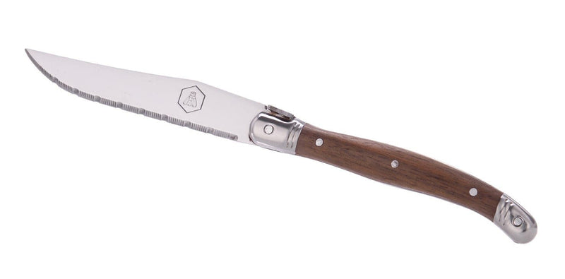 Se Laguiole 6 Steakknive i Valnød ❤ Kæmpe udvalg i Laguiole ❤ Hurtig levering: 1 - 2 Hverdage samt billig fragt - Varenummer: BAR-13340 og barcode / Ean: &