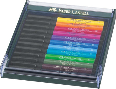 Se Faber-Castell Tusser pitt artist basic 12 ass. gaveæske online her - Ean: 4005402674213