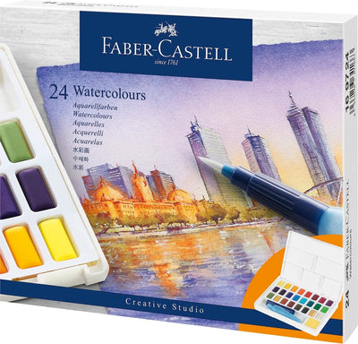 Se Faber-Castell Vandfarver 24 stk online her - Ean: 6933256641663