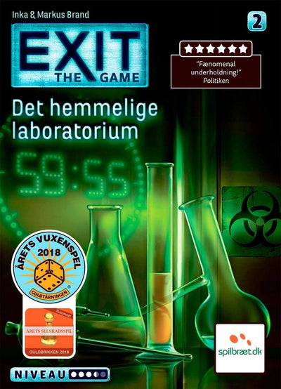 Se Spil Exit det hemmelige laboratorium online her - Ean: 7072611001199