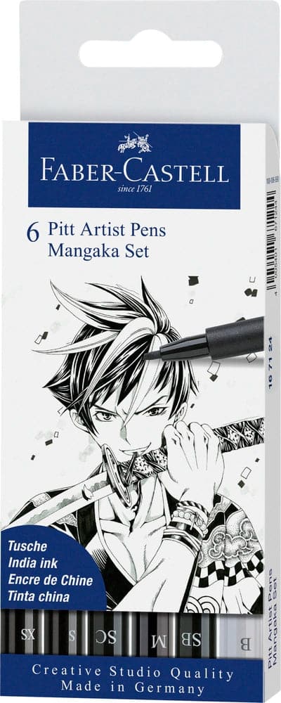 Se Faber-Castell Pitt artist mangaka 6 ass online her - Ean: 4005401671244